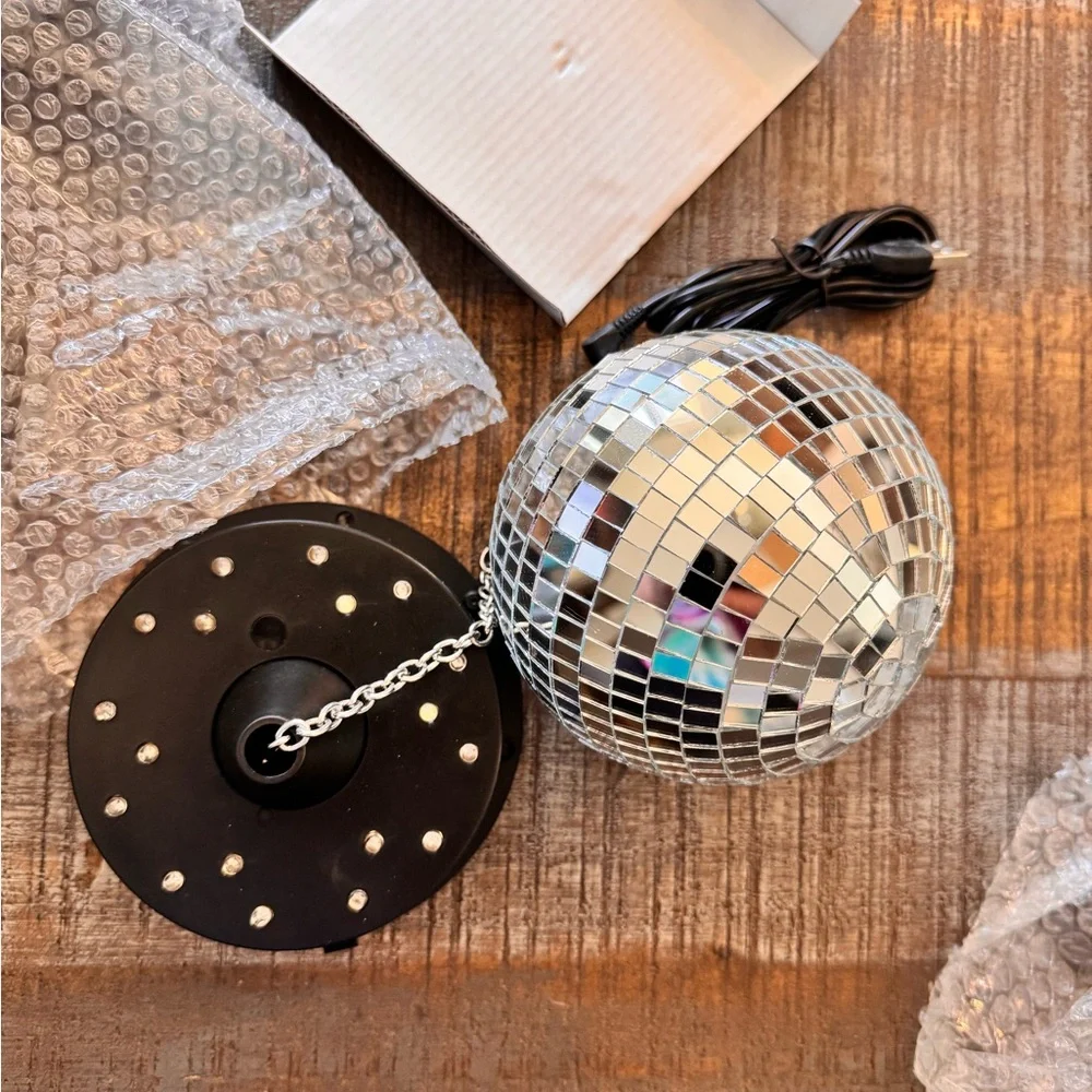 NWT Party Strobe Light & Disco Ball Perfect for Disco Party Kids Party Halloween